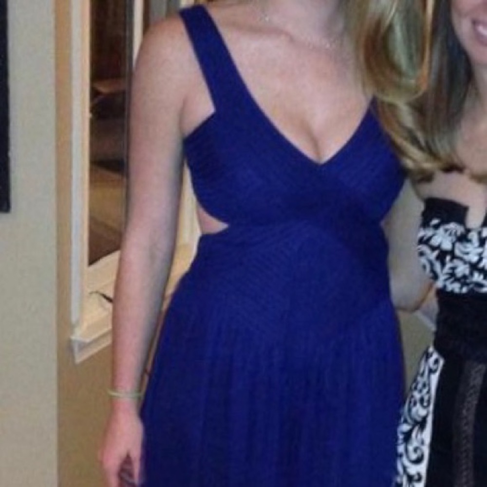 BCBG Open Back Gown